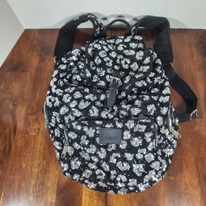 Victoria's Secret PINK Leopard Cheetah Sequins Backpack